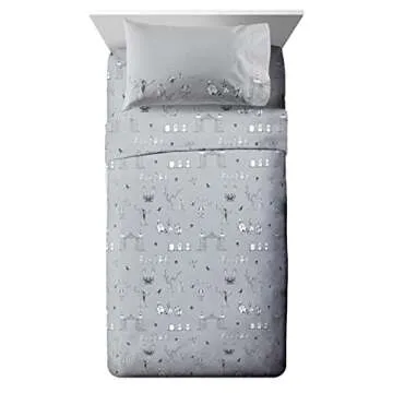 Jay Franco Haunted Mansion Twin Bed Set for Kids - Magical Comfort