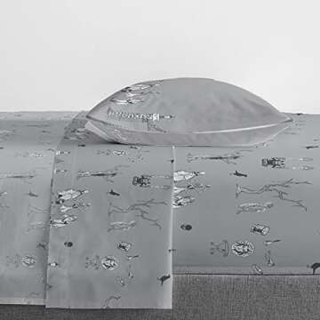 Jay Franco Haunted Mansion Twin Bed Set for Kids - Magical Comfort