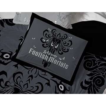 Jay Franco Haunted Mansion Twin Bed Set for Kids - Magical Comfort