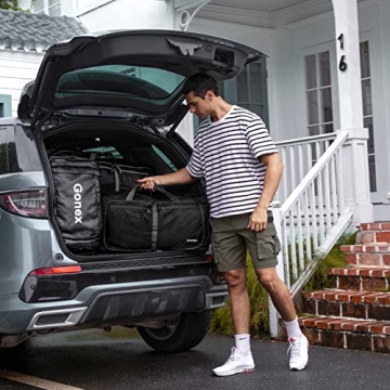 Gonex 100L Large Foldable Travel Duffle Bag Black