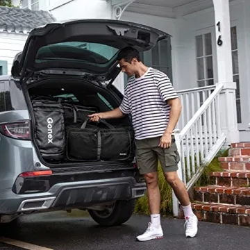 Gonex 100L Large Foldable Travel Duffle Bag Black