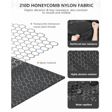 Gonex 100L Large Foldable Travel Duffle Bag Black