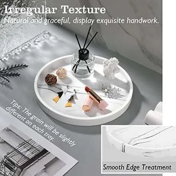 Emibele Vanity Tray - Premium Decorative Storage Organizer
