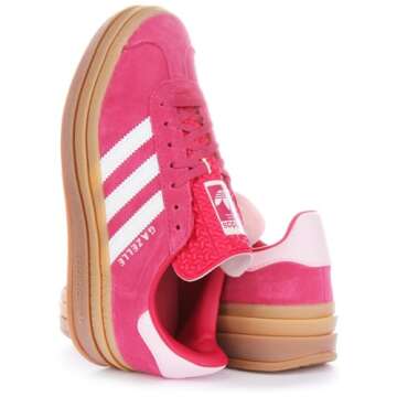 adidas Gazelle Bold Wild Pink Casual Sneakers for Women