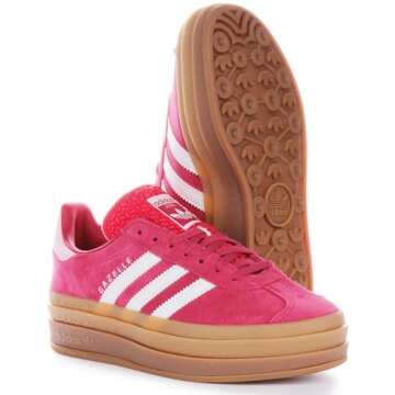 adidas Gazelle Bold Wild Pink Casual Sneakers for Women