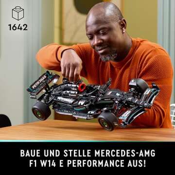 Lego Technic Mercedes-AMG F1 W14 E Performance Car Toy for Adults, Formula 1 Car, Detailed Replica, Decoration for Office or Home, Gift for Men, Women 42171