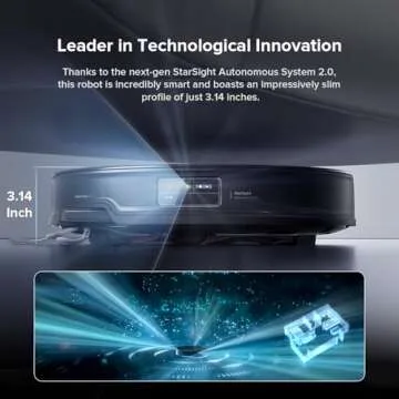 roborock Saros 10R Robot Vacuum and Mop, Powerful Suction, Zero-Tangling, 3.14’’ Ultra Slim, Fle...