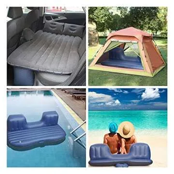 HAITRAL Car Bed Inflatable Air Mattress for Comfortable Travel
