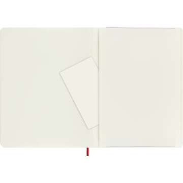 Moleskine Classic Notebook, Soft Cover, XL (7.5" x 9.5") Ruled/Lined, Scarlet Red, 192 Pages