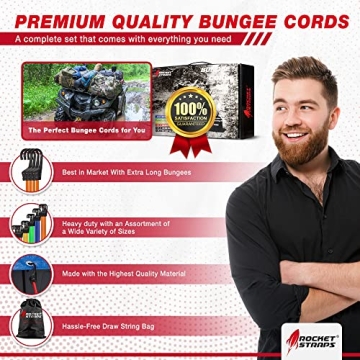 Buy Heavy Duty Rocket Straps Bungee Cords - Durable & Versatile