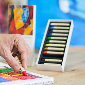 Sennelier Oil Pastel Set - 12 Count for Vibrant Artistic Expressions