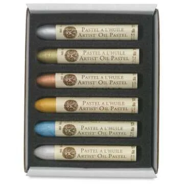 Sennelier Oil Pastel Set - Vibrant 12 Count Colors