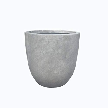 Kante 14 Inch Concrete Planter Durable Stylish Indoor Outdoor