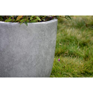 Kante 14 Inch Concrete Planter Durable Stylish Indoor Outdoor