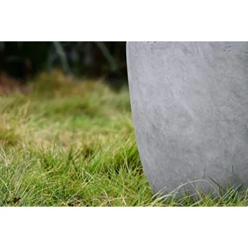 Kante 14 Inch Concrete Planter Durable Stylish Indoor Outdoor