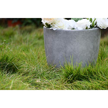 Kante 14 Inch Concrete Planter Durable Stylish Indoor Outdoor
