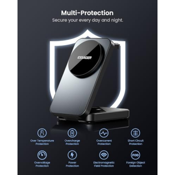 Foldable Travel Wireless Charger for Apple Devices 15W