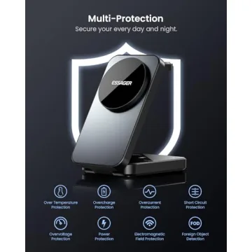 Foldable Travel Wireless Charger for Apple Devices 15W