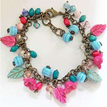 Craftdady 100Pcs Colorful Resin Stripe Round Ball Beads 8mm Mixed Colors Chunky Bubblegum Gumball Spacer Loose Beads for Jewelry Making Hole: 2mm