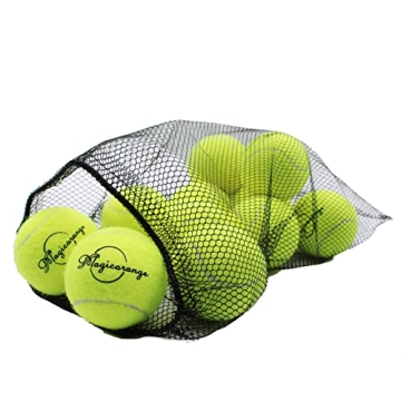 Magicorange Durable Tennis Balls 12 Pack for Pets & Training