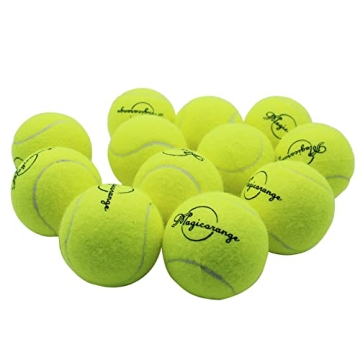 Magicorange Durable Tennis Balls 12 Pack for Pets & Training