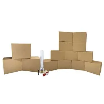 Uboxes One Room Bigger Moving Kit with Supplies