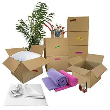 Uboxes One Room Bigger Moving Kit with Supplies
