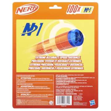 Nerf N Series N1 Darts, Includes 100 Darts, Compatible Only with Nerf N Series Blasters, Outdoor Games, Ages 8+ (Amazon Exclusive)