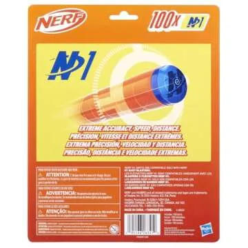 Nerf N Series N1 Darts, Includes 100 Darts, Compatible Only with Nerf N Series Blasters, Outdoor Games, Ages 8+ (Amazon Exclusive)
