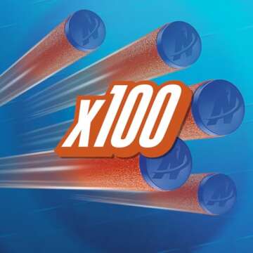 Nerf N Series N1 Darts, Includes 100 Darts, Compatible Only with Nerf N Series Blasters, Outdoor Games, Ages 8+ (Amazon Exclusive)