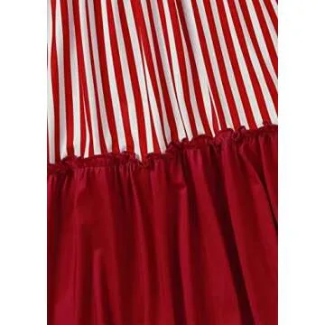 CHUNTIANRAN American Flag Star Vertical Striped Ruffled Mini Dress Womens Casual Sleeveless Flowy Swing Dress 4th of July Tank Dress(USA Flag,Medium)