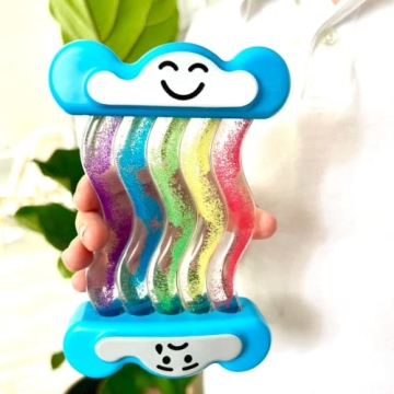 My Feelings Rainbow Fidget Tube for Kids 3-5