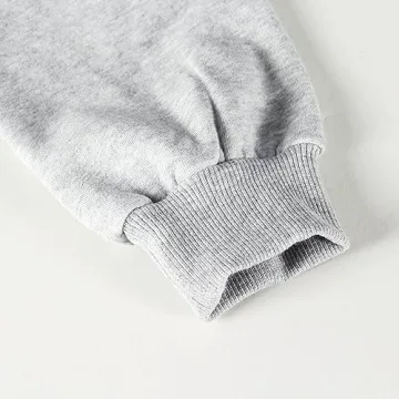 Artfish Women's Long Sleeve Crop Sweatshirt in Heather Grey