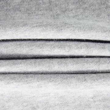 Artfish Women's Long Sleeve Crop Sweatshirt in Heather Grey