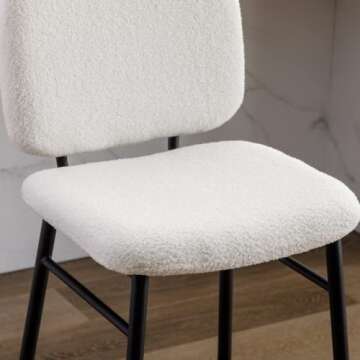 Ya-Home Modern Bar Stools Set of 2 Stylish Seating