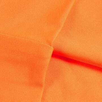 Artfish Women's Sleeveless Strappy Seamless Crop Tank Tops Square Neck Workout Fitness Basic Cropped Camis Bright Neon Orange, M