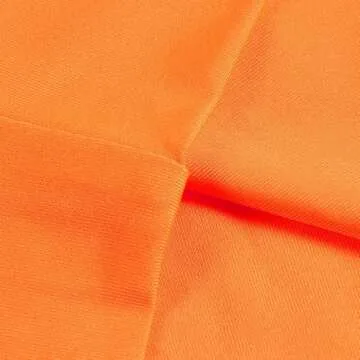 Artfish Women's Sleeveless Strappy Seamless Crop Tank Tops Square Neck Workout Fitness Basic Cropped Camis Bright Neon Orange, M