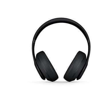 beats Studio3 Wireless Headphones - Matte Black (Renewed)