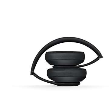 beats Studio3 Wireless Headphones - Matte Black (Renewed)