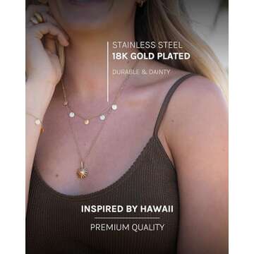 Purelei® Kalea Necklace - Elegant Gold-Plated Jewelry