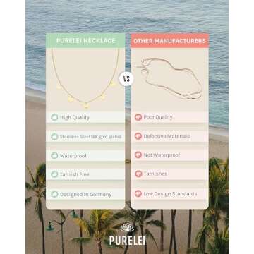 Purelei® Kalea Necklace - Elegant Gold-Plated Jewelry