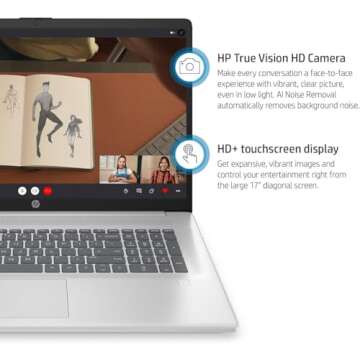 HP Touchscreen Laptop 17 inch - Power & Performance Unleashed