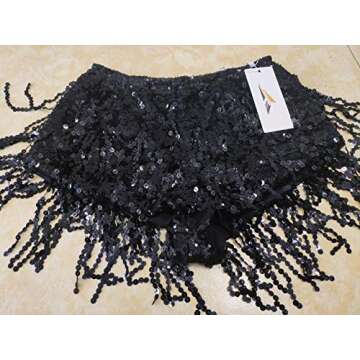 Yollmart Sequins Tassel Skirts for Women - Dance Ready