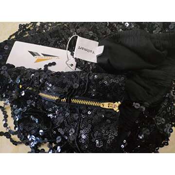 Yollmart Sequins Tassel Skirts for Women - Dance Ready