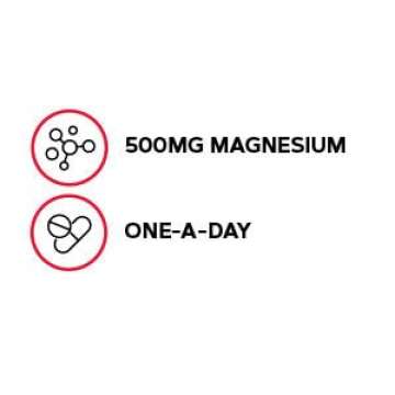 GNC Magnesium 500mg Capsules for Strong Bones