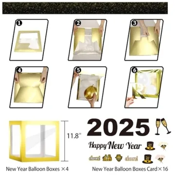 Happy New Year Party Decoration 2025 Kit for Memorable Celebrations