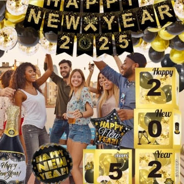 Happy New Year Party Decoration 2025 Kit for Memorable Celebrations