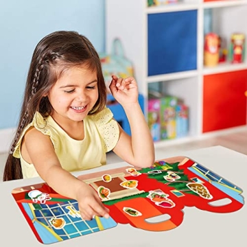 Christmas Reusable Sticker Book for Kids Fun Activity