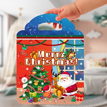 Christmas Reusable Sticker Book for Kids Fun Activity
