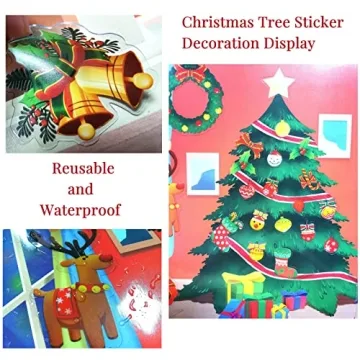 Christmas Reusable Sticker Book for Kids Fun Activity